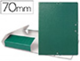 Carpeta de proyectos Liderpapel Folio lomo 70 mm. verde